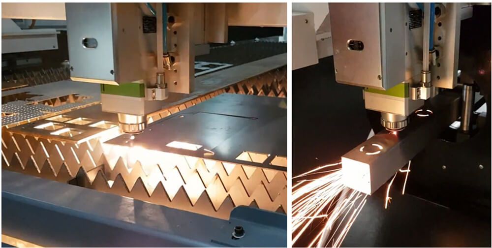 laserskjæring av metallplater og rør